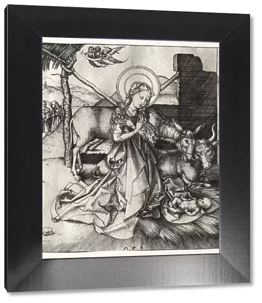 The Life of Christ: The Nativity, c. 1480-1490. Creator: Martin Schongauer (German, c