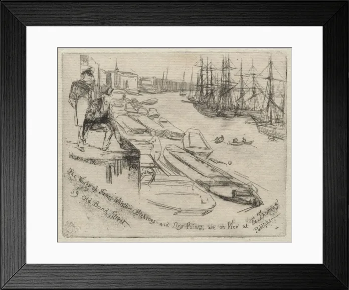 Framed Print : The Little Pool, 1861. Creator: James McNeill Whistler (American, 1834-1903) Framed Print : The Little Pool, 1861. Creator: James McNeill Whistler (American, 1834-1903)