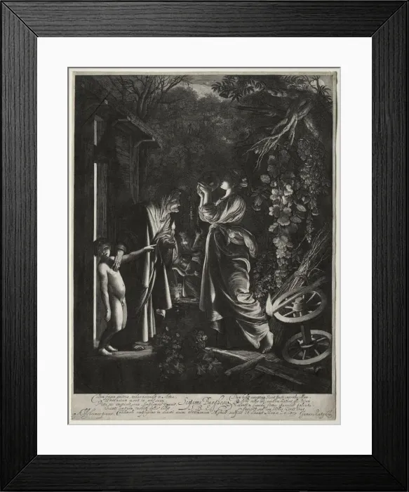 Framed Print : The Mocking of Ceres. Creator: Hendrik Goudt (Dutch, 1585-1630) Framed Print : The Mocking of Ceres. Creator: Hendrik Goudt (Dutch, 1585-1630)