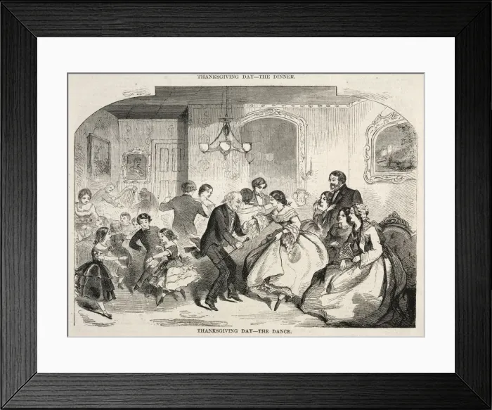 Framed Print : Thanksgiving Day - The Dance, 1858. Creator: Winslow Homer (American, 1836-1910) Framed Print : Thanksgiving Day - The Dance, 1858. Creator: Winslow Homer (American, 1836-1910)
