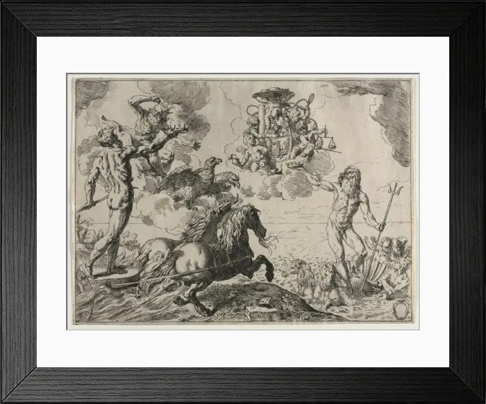 Framed Print : The Quos Ego. Creator: Simone Cantarini (Italian, 1612-1648) Framed Print : The Quos Ego. Creator: Simone Cantarini (Italian, 1612-1648)