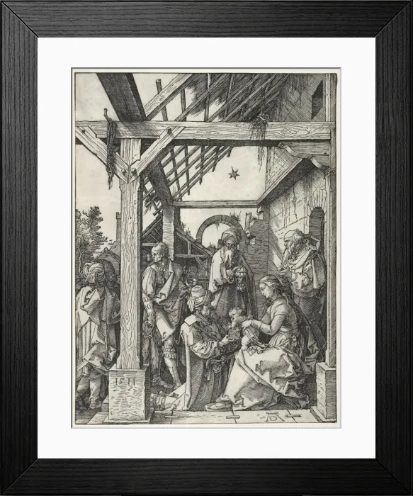 Framed Print : The Adoration of the Magi, 1511. Creator: Albrecht Dürer (German, 1471-1528) Framed Print : The Adoration of the Magi, 1511. Creator: Albrecht Dürer (German, 1471-1528)