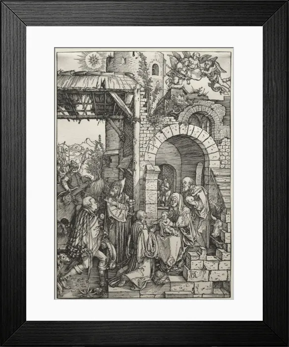 Framed Print : The Adoration of the Magi, c. 1501-1503. Creator: Albrecht Dürer (German, 1471-1528) Framed Print : The Adoration of the Magi, c. 1501-1503. Creator: Albrecht Dürer (German, 1471-1528)
