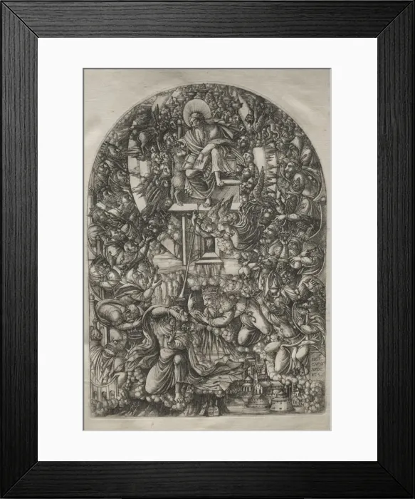 Framed Print : The Apocalypse: St. John Summoned to Heaven, 1546-1556. Creator: Jean Duvet (French, 1485-1561) Framed Print : The Apocalypse: St. John Summoned to Heaven, 1546-1556. Creator: Jean Duvet (French, 1485-1561)