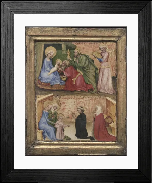 Framed Print : The Adoration of the Magi, c. 1424. Creator: Unknown Framed Print : The Adoration of the Magi, c. 1424. Creator: Unknown