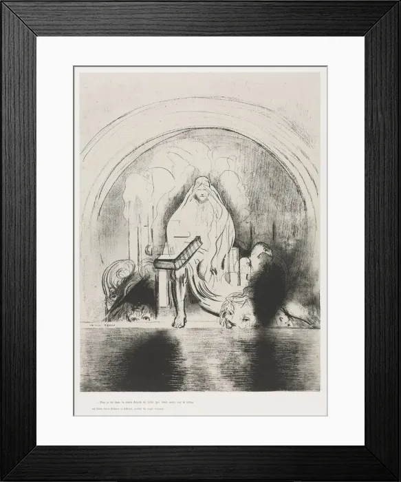 Framed Print : The Apocalypse of Saint John: And I Saw in the Right Hand of Him that Sat on the Throne Framed Print : The Apocalypse of Saint John: And I Saw in the Right Hand of Him that Sat on the Throne