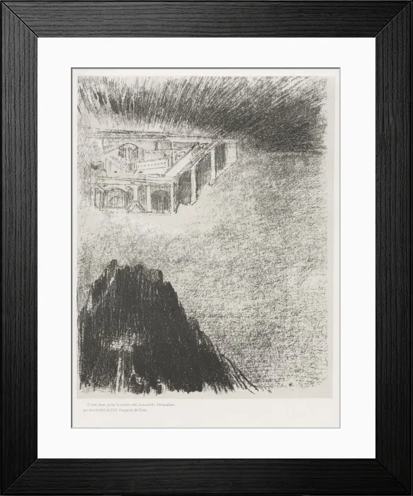 Framed Print : The Apocalypse of Saint John: And I, John, Saw the Holy City, New Jerusalem… Framed Print : The Apocalypse of Saint John: And I, John, Saw the Holy City, New Jerusalem…