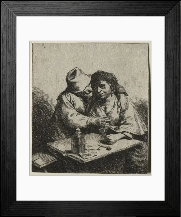 Framed Print : The Amorous Couple. Creator: Cornelis Pietersz Bega (Dutch, 1631 / 32-1664) Framed Print : The Amorous Couple. Creator: Cornelis Pietersz Bega (Dutch, 1631 / 32-1664)