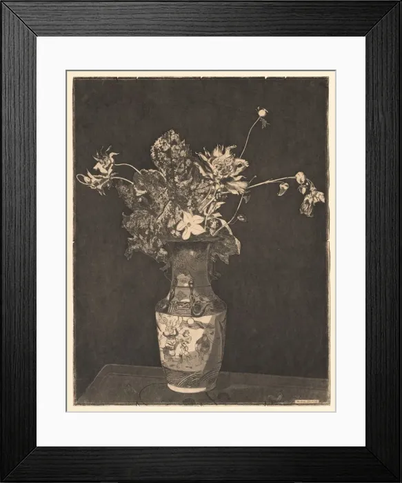 Framed Print : The Agony of Flowers, 1890-1895. Creator: Theodore Roussel (French, 1847-1926) Framed Print : The Agony of Flowers, 1890-1895. Creator: Theodore Roussel (French, 1847-1926)