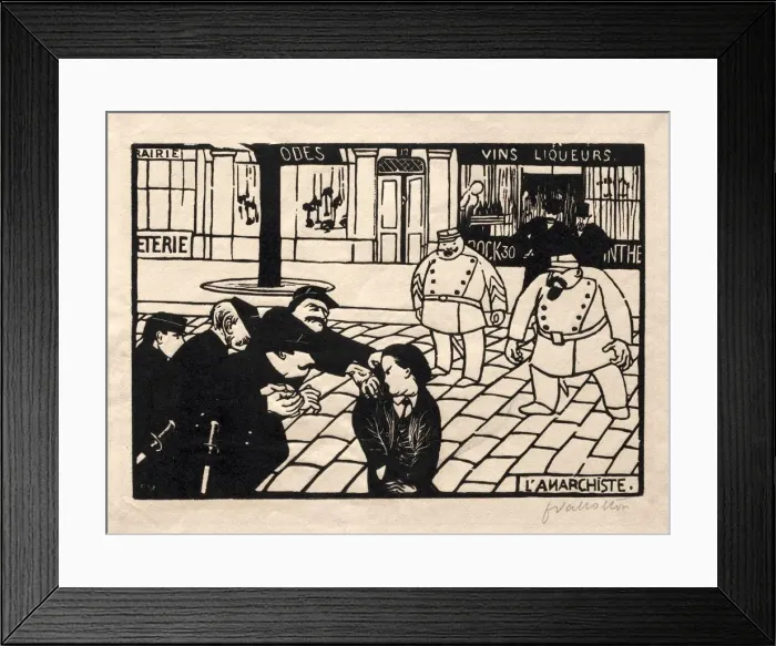 Framed Print : The Anarchist. Creator: Felix Vallotton (French, 1865-1925) Framed Print : The Anarchist. Creator: Felix Vallotton (French, 1865-1925)