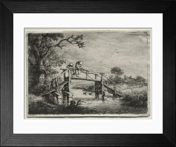 Framed Print : The Anglers. Creator: Adriaen van Ostade (Dutch, 1610-1684) Framed Print : The Anglers. Creator: Adriaen van Ostade (Dutch, 1610-1684)