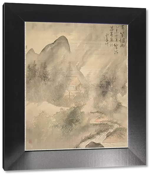Ten Thousand Bamboos in the Mist and Rain, 1847. Creator: Tsubaki Chinzan (Japanese, 1801-1854)