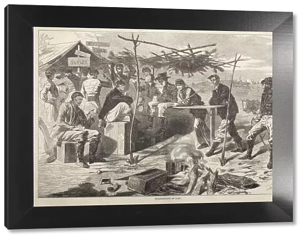 Thanksgiving in Camp, 1862. Creator: Winslow Homer (American, 1836-1910)