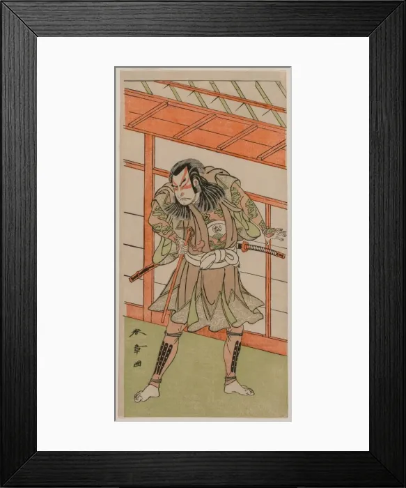 Framed Print : The Actor Onoe Matsusuke. Creator: Katsukawa Shunsho (Japanese, 1726-1792) Framed Print : The Actor Onoe Matsusuke. Creator: Katsukawa Shunsho (Japanese, 1726-1792)