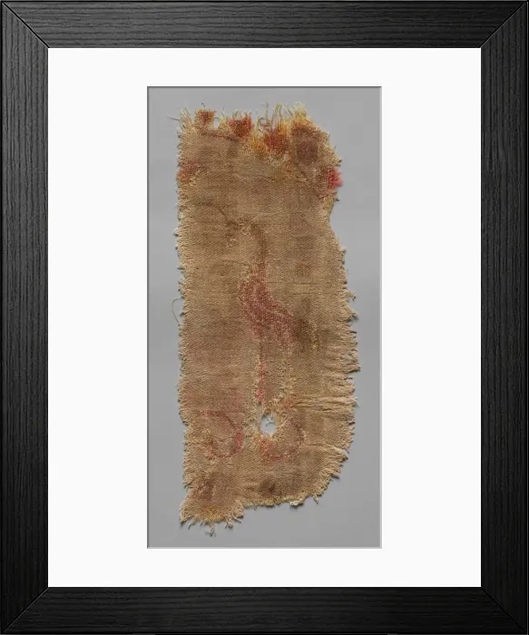 Framed Print : Two Fragments of Large Scale Roundel, 600s. Creator: Unknown Framed Print : Two Fragments of Large Scale Roundel, 600s. Creator: Unknown