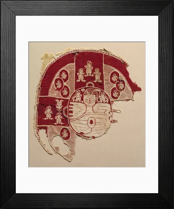 Framed Print : Tunic or Shawl Ornament, 600s. Creator: Unknown Framed Print : Tunic or Shawl Ornament, 600s. Creator: Unknown