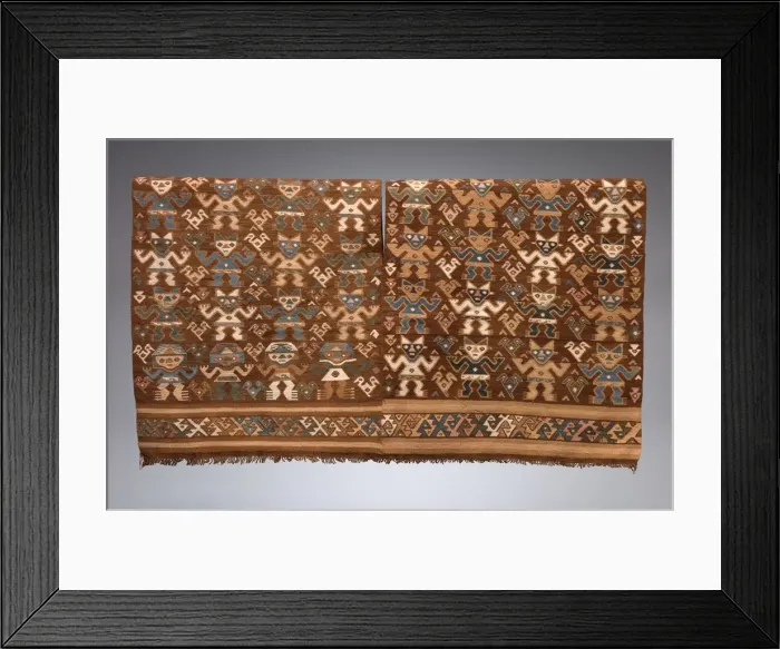 Framed Print : Tunic with Frontal Figures, 1400-1532. Creator: Unknown Framed Print : Tunic with Frontal Figures, 1400-1532. Creator: Unknown