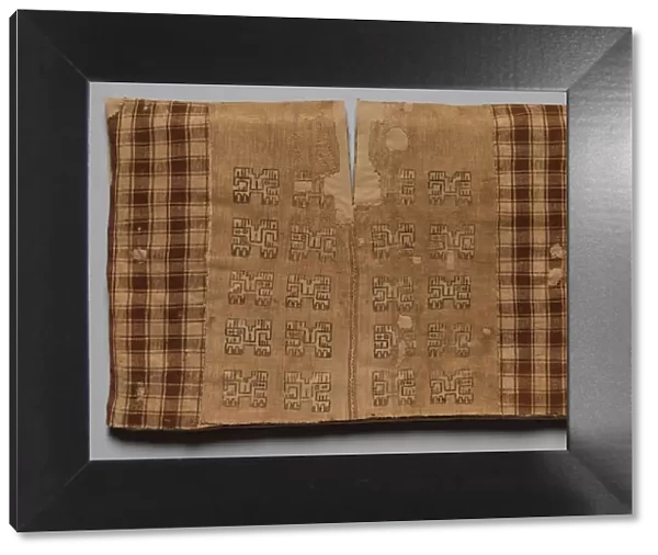 Tunic with Profile Animals and Checkerboards, 700 BC-AD 650. Creator: Unknown