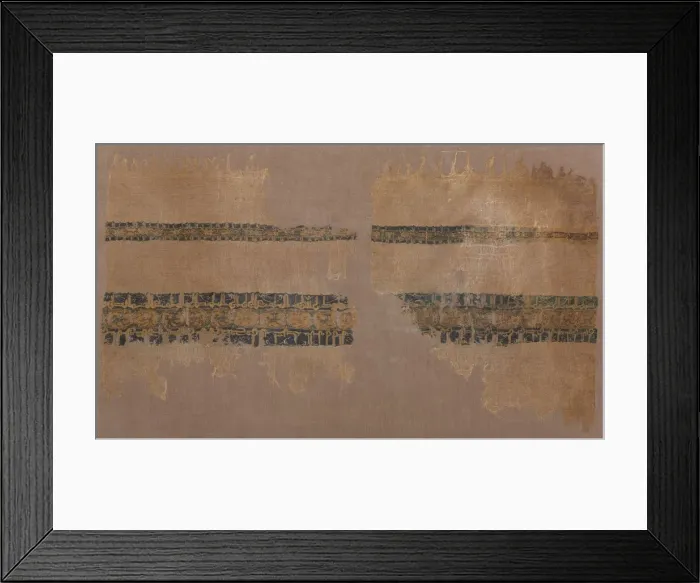 Framed Print : Turban end with tiraz, 1031. Creator: Unknown Framed Print : Turban end with tiraz, 1031. Creator: Unknown