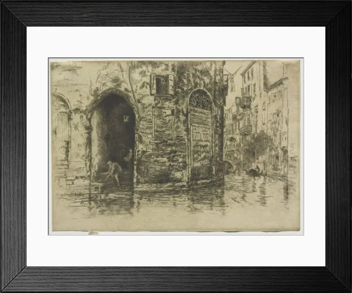 Framed Print : Two Doorways, 1880. Creator: James McNeill Whistler (American, 1834-1903) Framed Print : Two Doorways, 1880. Creator: James McNeill Whistler (American, 1834-1903)
