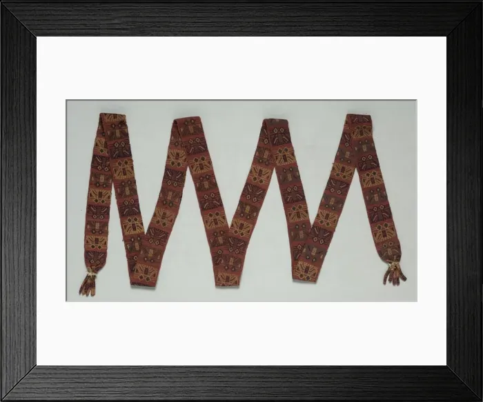 Framed Print : Turban Band (Llauto), c. 300-100 B. C Creator: Unknown Framed Print : Turban Band (Llauto), c. 300-100 B. C Creator: Unknown