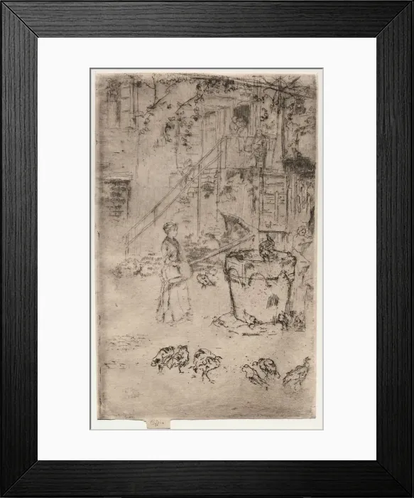Framed Print : Turkeys. Creator: James McNeill Whistler (American, 1834-1903) Framed Print : Turkeys. Creator: James McNeill Whistler (American, 1834-1903)