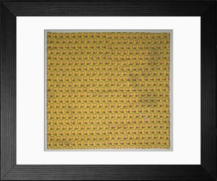 Framed Print : Two Loom Widths Sewn Together, 1800s - early 1900s. Creator: Unknown Framed Print : Two Loom Widths Sewn Together, 1800s - early 1900s. Creator: Unknown
