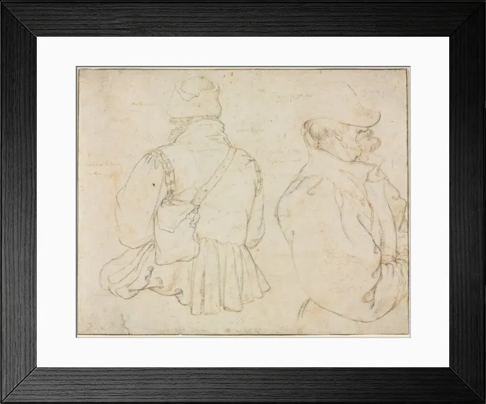 Framed Print : Two Bohemian Peasants in Half-Length, c. 1605-1610. Creator: Roelant Savery (Flemish, 1576-1639) Framed Print : Two Bohemian Peasants in Half-Length, c. 1605-1610. Creator: Roelant Savery (Flemish, 1576-1639)