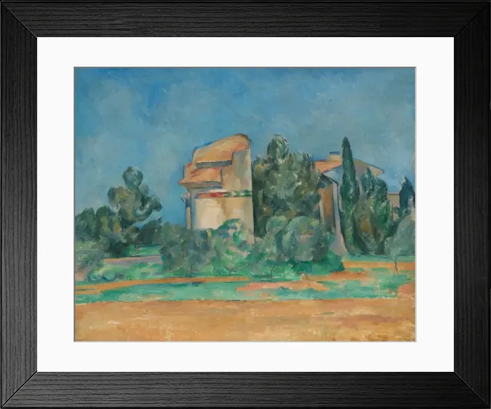 Framed Print : The Pigeon Tower at Bellevue, 1890. Creator: Paul Cezanne (French, 1839-1906) Framed Print : The Pigeon Tower at Bellevue, 1890. Creator: Paul Cezanne (French, 1839-1906)