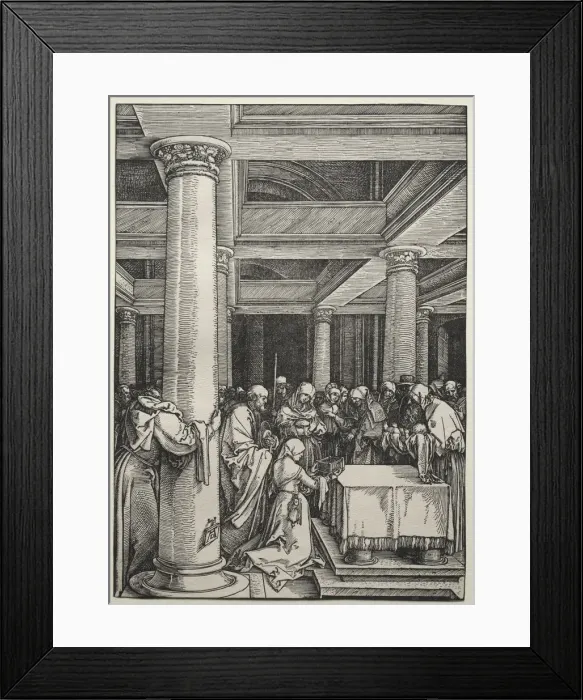 Framed Print : The Presentation of Christ in the Temple, c. 1504-1505. Creator: Albrecht Dürer (German Framed Print : The Presentation of Christ in the Temple, c. 1504-1505. Creator: Albrecht Dürer (German