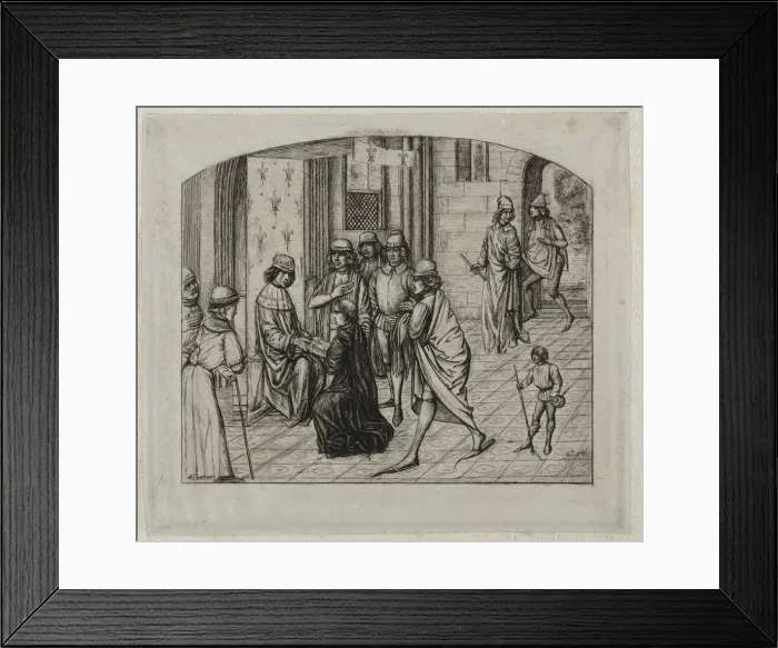 Framed Print : The Printed Work of the Latin Author, Valerius Maximus, Being Presented to King Louis XI, 1860 Framed Print : The Printed Work of the Latin Author, Valerius Maximus, Being Presented to King Louis XI, 1860