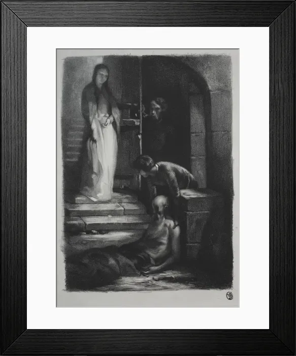 Framed Print : The Prisoner, 1800s. Creator: Unknown Framed Print : The Prisoner, 1800s. Creator: Unknown