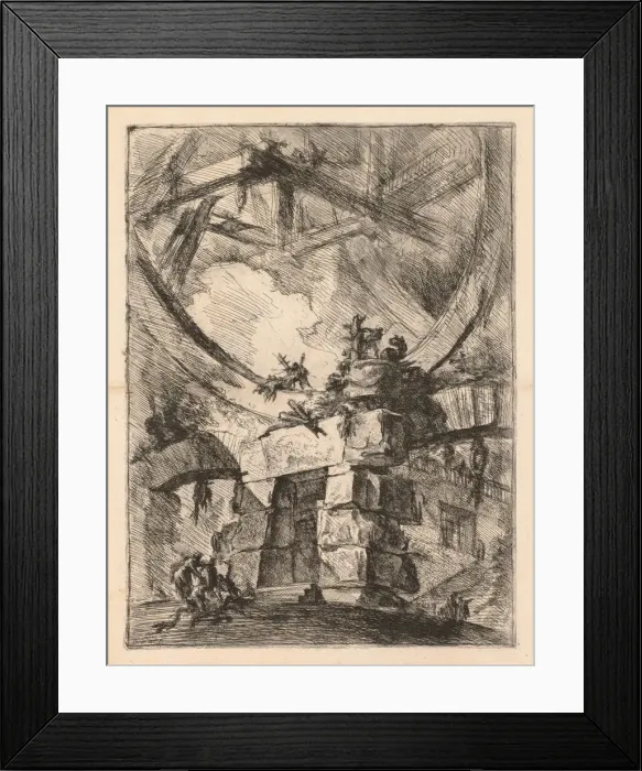 Framed Print : The Prisons: A Prison Door, 1745-1750. Creator: Giovanni Battista Piranesi (Italian, 1720-1778) Framed Print : The Prisons: A Prison Door, 1745-1750. Creator: Giovanni Battista Piranesi (Italian, 1720-1778)