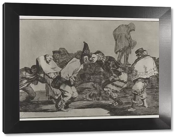 The Proverbs: Carnival Folly, 1864. Creator: Francisco de Goya (Spanish, 1746-1828)