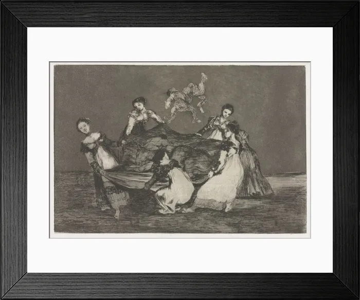 Framed Print : The Proverbs: Feminine Folly, 1864. Creator: Francisco de Goya (Spanish, 1746-1828) Framed Print : The Proverbs: Feminine Folly, 1864. Creator: Francisco de Goya (Spanish, 1746-1828)