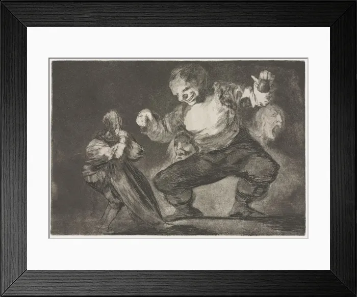 Framed Print : The Proverbs: Simpleton, 1864. Creator: Francisco de Goya (Spanish, 1746-1828) Framed Print : The Proverbs: Simpleton, 1864. Creator: Francisco de Goya (Spanish, 1746-1828)
