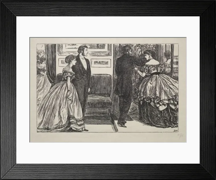 Framed Print : The Queen of Diamonds - How She Was Won and Lost, 1866 Framed Print : The Queen of Diamonds - How She Was Won and Lost, 1866