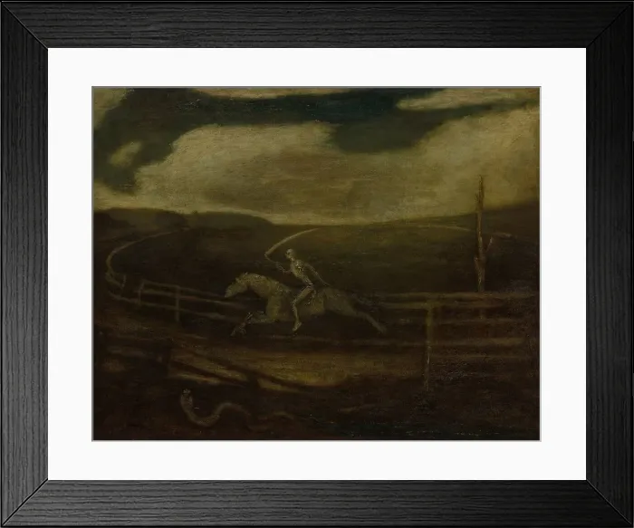 Framed Print : The Race Track (Death on a Pale Horse), c. 1896-1908. Creator: Albert Pinkham Ryder (American Framed Print : The Race Track (Death on a Pale Horse), c. 1896-1908. Creator: Albert Pinkham Ryder (American