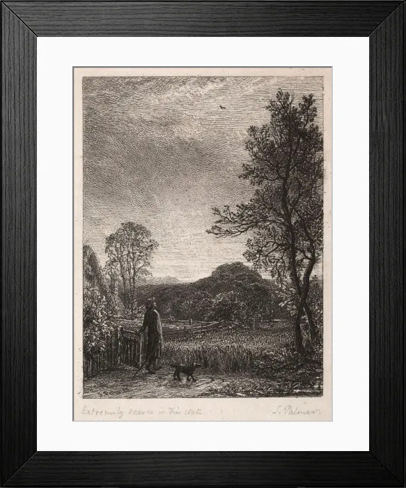 Framed Print : The Skylark, 1850. Creator: Samuel Palmer (British, 1805-1881) Framed Print : The Skylark, 1850. Creator: Samuel Palmer (British, 1805-1881)