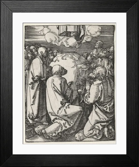 Framed Print : The Small Passion: The Ascension, 1509-1511. Creator: Albrecht Dürer (German, 1471-1528) Framed Print : The Small Passion: The Ascension, 1509-1511. Creator: Albrecht Dürer (German, 1471-1528)