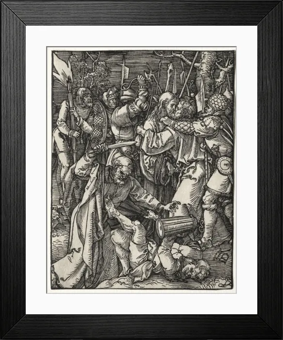 Framed Print : The Small Passion: The Betrayal of Christ. Creator: Albrecht Dürer (German, 1471-1528)