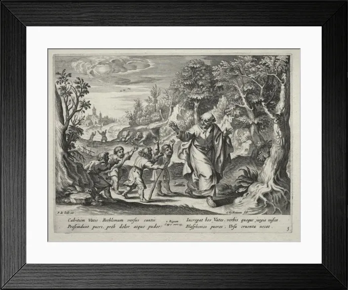 Framed Print : The Story of Elisha, 1643. Creator: Nicolaes Rijckmans (Flemish, 1616-) Framed Print : The Story of Elisha, 1643. Creator: Nicolaes Rijckmans (Flemish, 1616-)