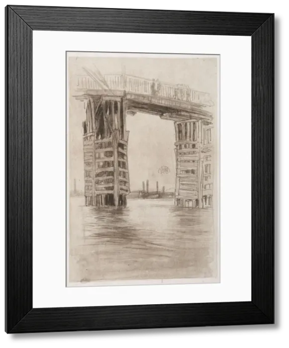 Framed Print : The Tall Bridge. Creator: James McNeill Whistler (American, 1834-1903) Framed Print : The Tall Bridge. Creator: James McNeill Whistler (American, 1834-1903)