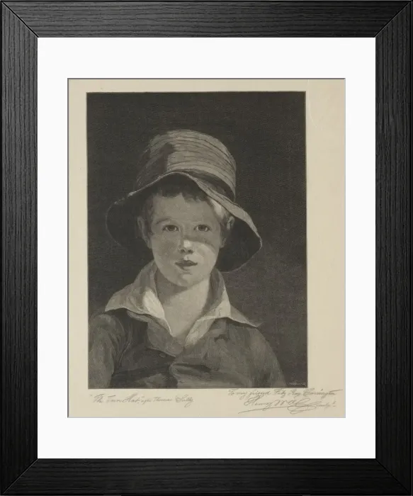 Framed Print : The Torn Hat. Creator: Henry Wolf (American, 1852-1916) Framed Print : The Torn Hat. Creator: Henry Wolf (American, 1852-1916)