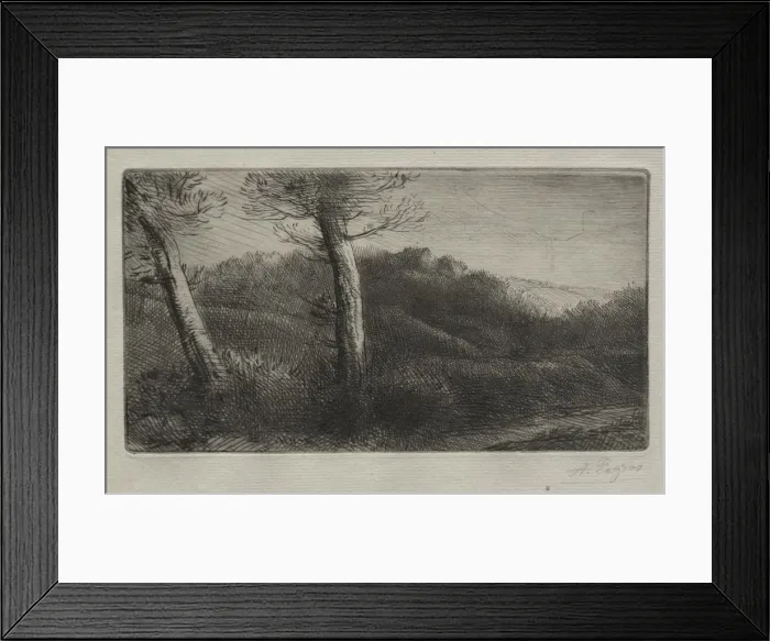 Framed Print : The Traveler Stretched out on the Grass, c. 1888. Creator: Alphonse Legros (French, 1837-1911) Framed Print : The Traveler Stretched out on the Grass, c. 1888. Creator: Alphonse Legros (French, 1837-1911)