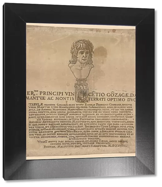 The Triumph of Julius Caesar: Frontispiece, 1593-99. Creator: Andrea Andreani (Italian