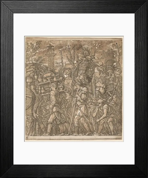 Framed Print : The Triumph of Julius Caesar: Soldiers Carrying Vases and Trophies of War, 1593-99 Framed Print : The Triumph of Julius Caesar: Soldiers Carrying Vases and Trophies of War, 1593-99