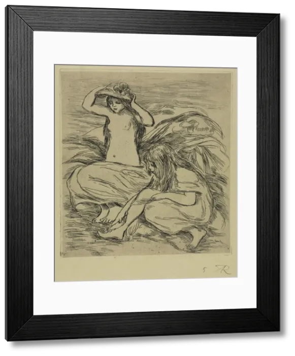 Framed Print : The Two Bathers, 1895. Creator: Pierre-Auguste Renoir (French, 1841-1919) Framed Print : The Two Bathers, 1895. Creator: Pierre-Auguste Renoir (French, 1841-1919)