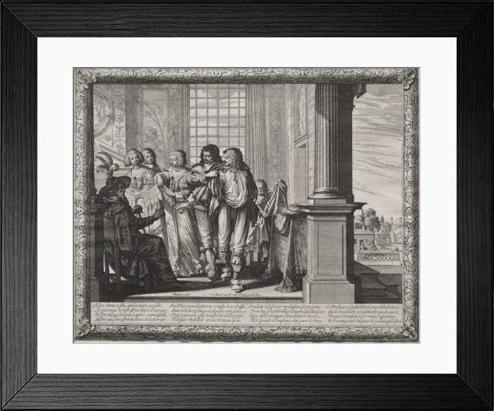 Framed Print : The Prodigal Son: Dressing for the Feast. Creator: Abraham Bosse (French, 1602-1676) Framed Print : The Prodigal Son: Dressing for the Feast. Creator: Abraham Bosse (French, 1602-1676)