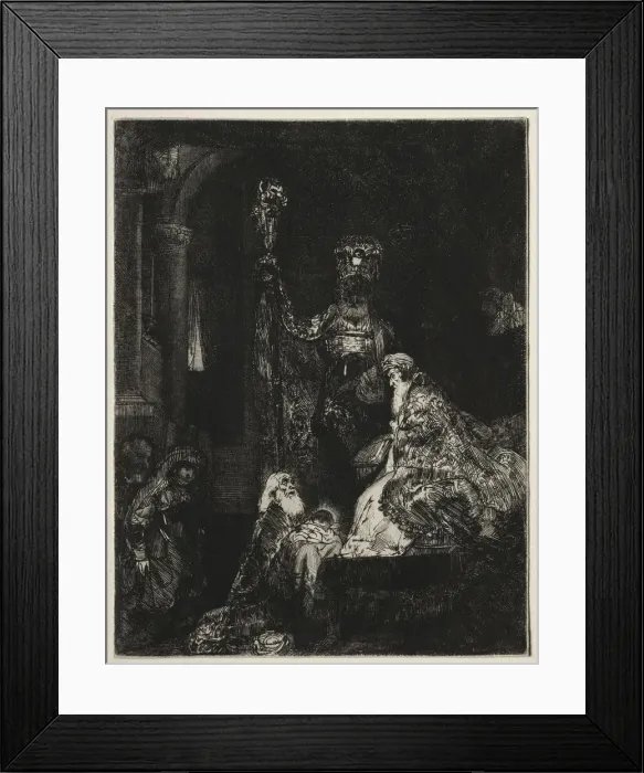 Framed Print : The Presentation in the Temple, c. 1654. Creator: Rembrandt van Rijn (Dutch, 1606-1669) Framed Print : The Presentation in the Temple, c. 1654. Creator: Rembrandt van Rijn (Dutch, 1606-1669)